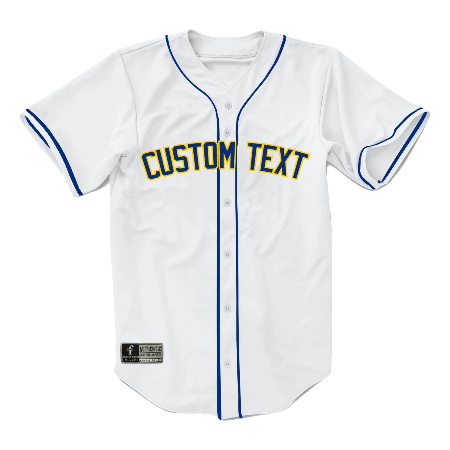 Custom Frattire Baseball Jersey