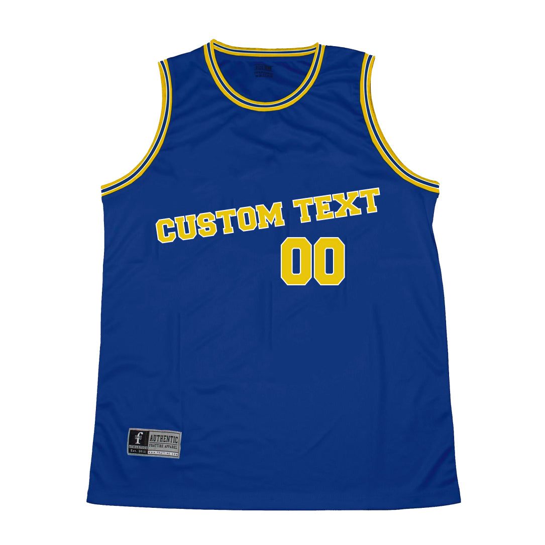 Custom Blue Basketball Jersey  Custom basketball, Basketball jersey, Royal  blue