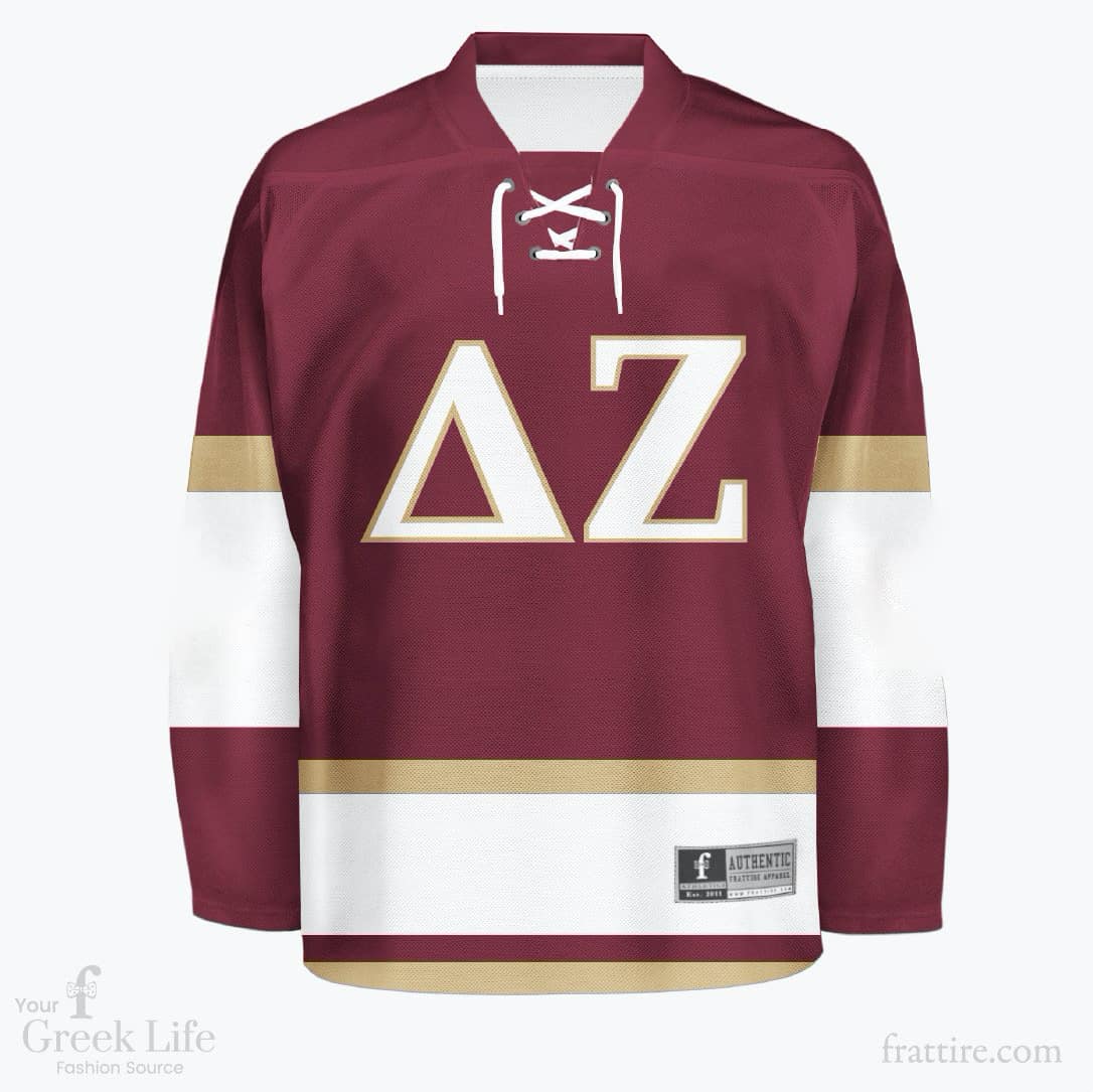 Delta Chi Custom Hockey Jersey | Style 07 Extra Large