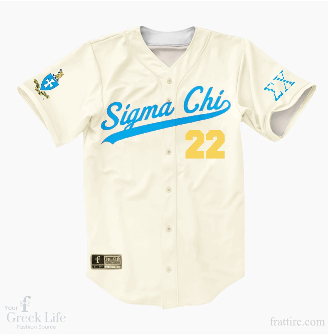 Chi Phi - Cream Baseball Jersey