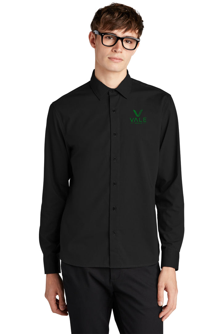 Mercer-Mettle Long Sleeve Stretch Woven Shirt Vale