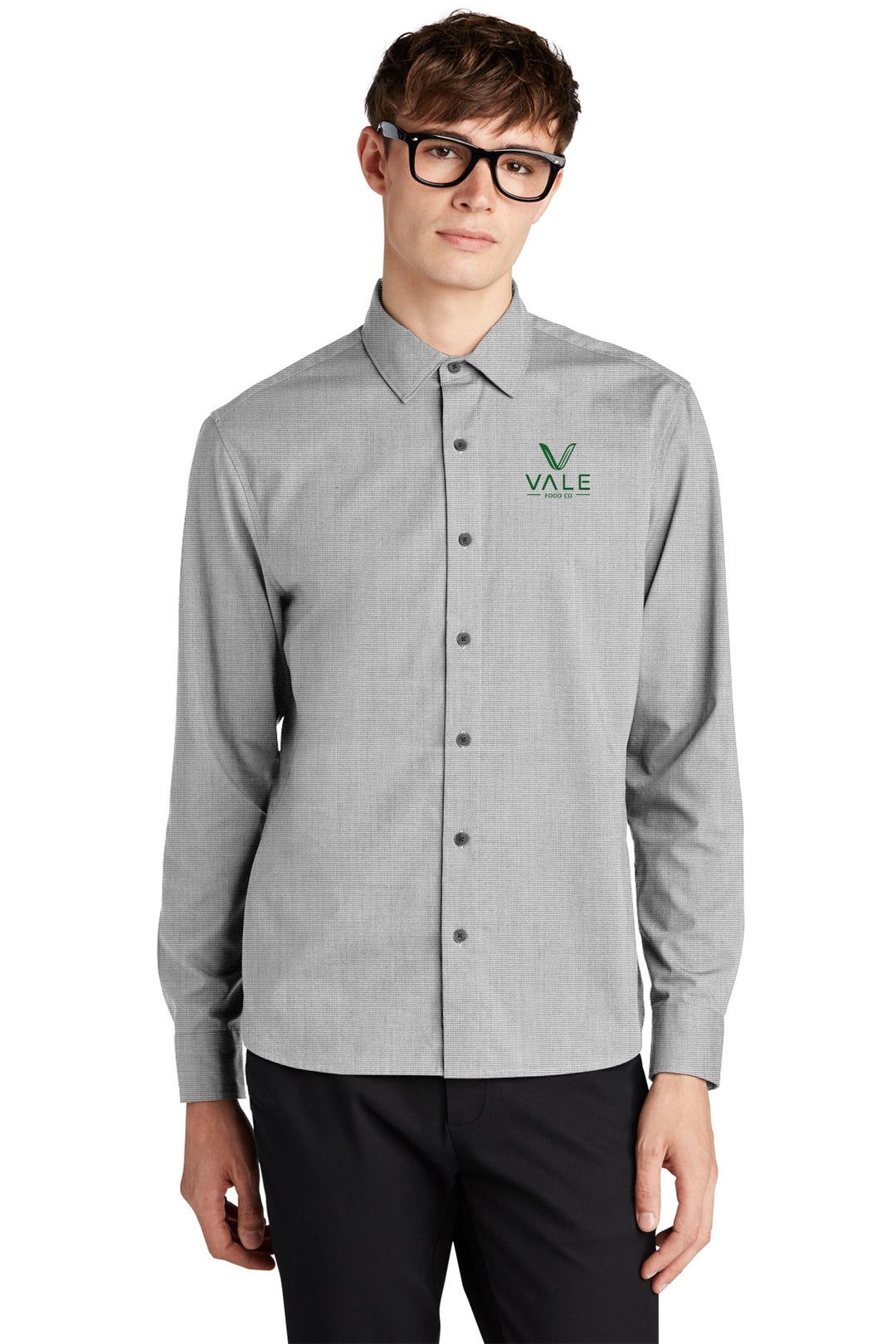 Mercer-Mettle Long Sleeve Stretch Woven Shirt Vale