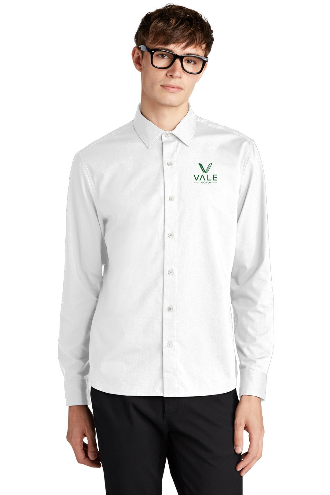 Mercer-Mettle Long Sleeve Stretch Woven Shirt Vale