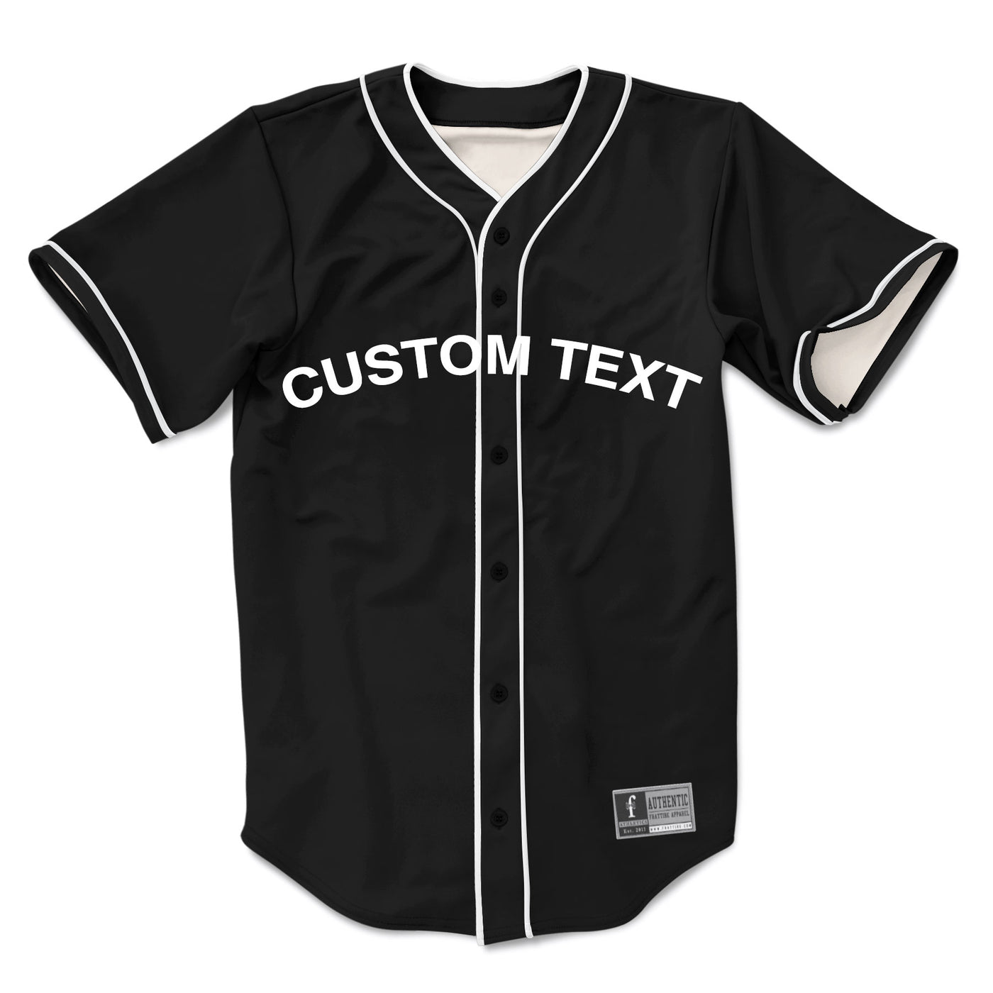 Custom Baseball Jersey Black White-Gray