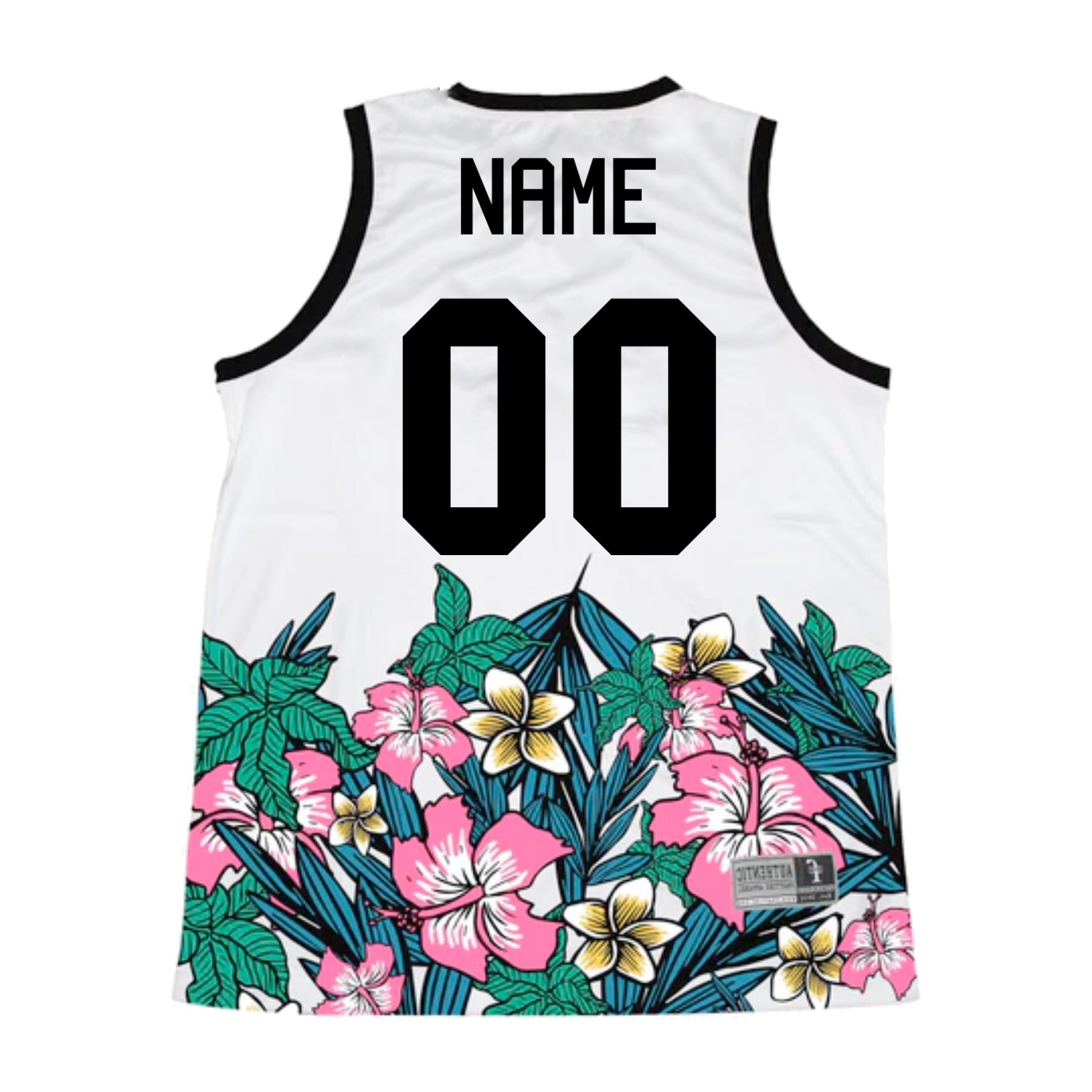 Basketball jersey hot sale floral design